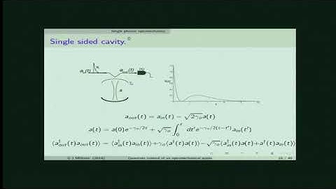 Prof. Gerard Milburn | Quantum control of an optomechanical system with a single photon