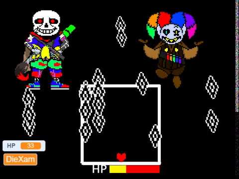 Scratch] Other version Ink! Help_ Ink Sans battle! [undertale fangame] 