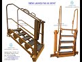 #Pakistan-Talent #Made in Pakistan #Swing Ladder #Oil #Terminal #Depot #Folding #Stairs