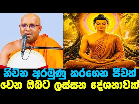 බුදුරජාණන් වහන්සේගේ ධර්මය කොහෙන් ගත්තත් තියෙන්නේ විමුක්ති රසයමයි|#Kalaniye sasanawansa thero