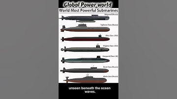 World’s Biggest & Most Advanced Submarines 2025 | Belgorod, Typhoon, Ohio, Virginia, Vanguard & More