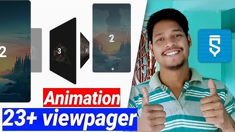 23+ viewPager animations  project in sketchware #AndroidAppdeveloper #sketchware #Aauraparti