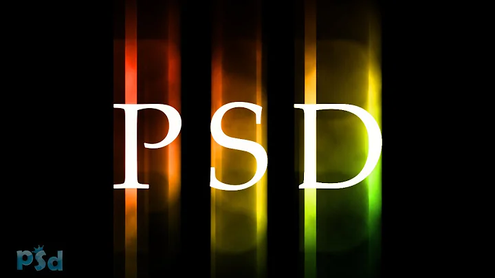 How to create a gradient blur/glow text effect : Photoshop Tutorial