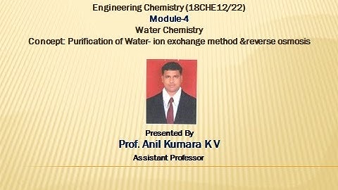Module 4  lecture  4Water Technology