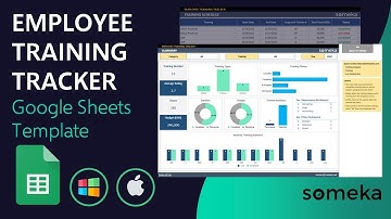 Employee Training Tracker Google Sheets Template | Plan and Track Staff Training