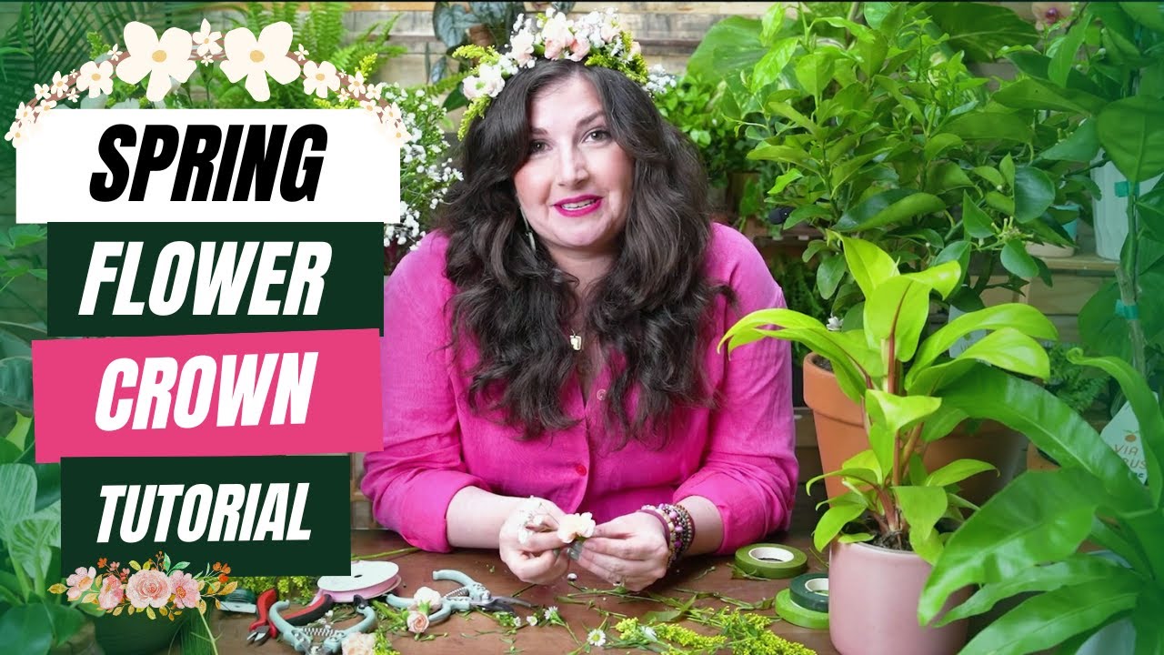 DIY Spring Flower Crown | Easy Craft Tutorial! - YouTube