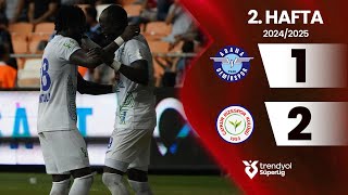 Adana Demirspor 1-2 Çaykur Rizespor 2. Hafta - Trendyol Süper Lig 20242025 Sezonu