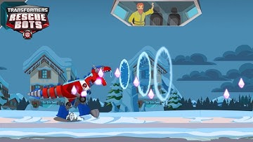 Transformers Rescue Bots: Dash 🤖Play as OPTIMUS PRIME: leader of the Autobots, with the T-Rex Roar!