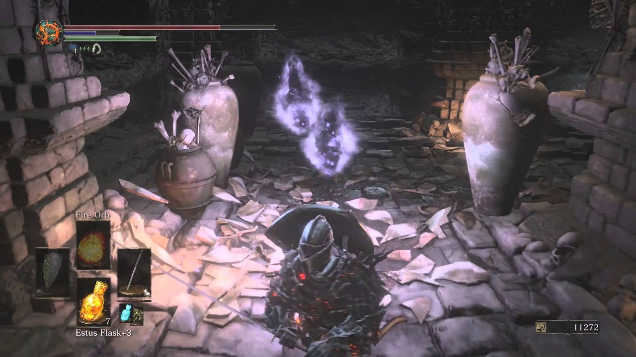 Dark Souls 3 Gameplay - The Catacombs of Carthus - YouTube