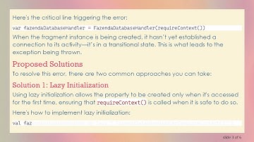 Solving the Fragment is not attached to a context Error in Android Development with Kotlin