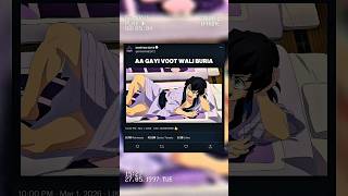 AA GAYI VOOT WALI BURIA | Demon slayer funny moments| #zenitsu #inosuke #demonslayer #anime #shorts