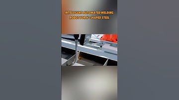 Smart Automated Welding for H-Beams with Advanced Robotics#hbeamwelding #weldingrobot #welding