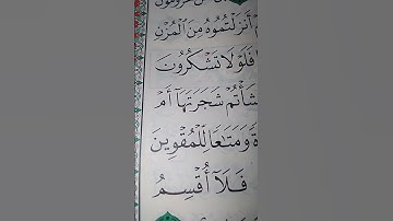 ما معنى "نحن جعلنها تذكرة ومتعا للمقوين"#سورة #الواقعة