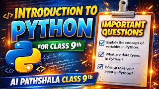 Most important questions of PYTHON Class 9th NCERT MIQs
