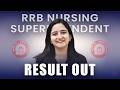 RRB Nursing Superintendent 2025 Result | RRB Nursing Result | Cut Off High 🤔 Zone Wise Cut Off