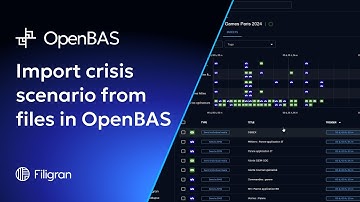 Overview - Import crisis scenario from files in OpenBAS