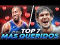 Los 7 jugadores mas AMADOS de la NBA ❤️