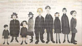 "This be the Verse" by Philip Larkin (read by Tom O'Bedlam)