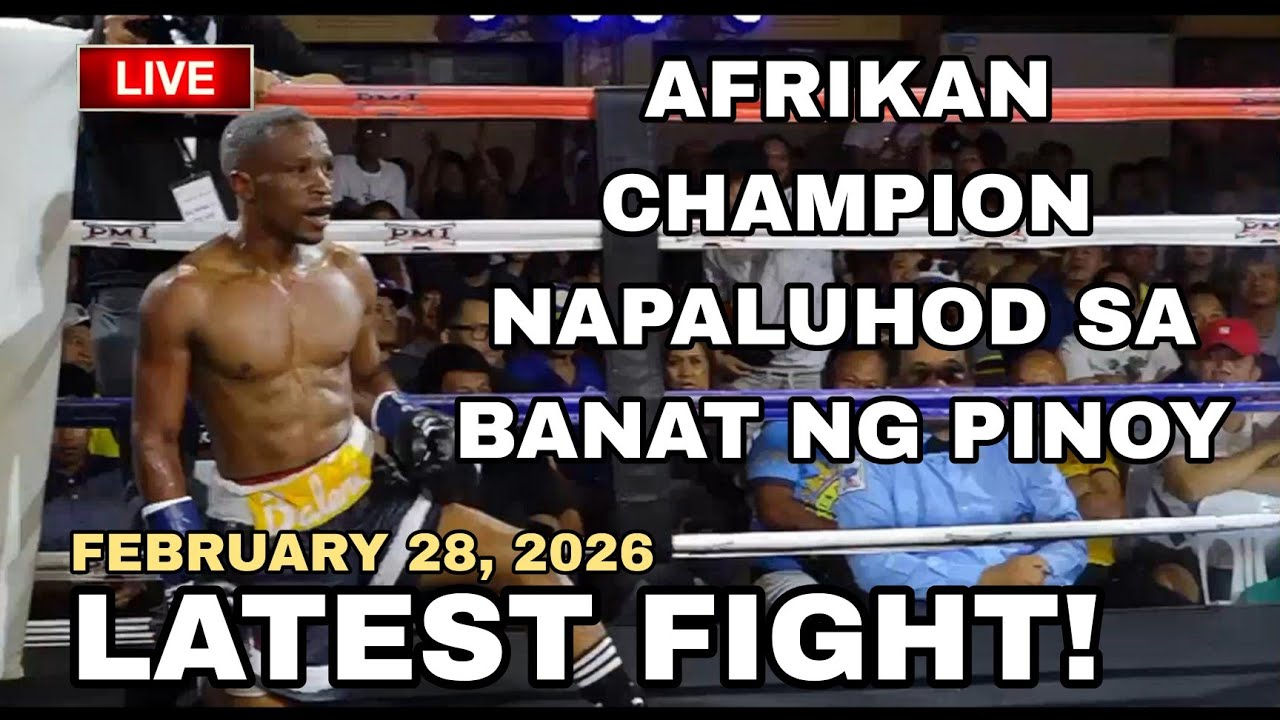 LATEST FIGHT! February 28, 2026 l Matibay na Afrikano luhod sa bodyshot ng PINOY
