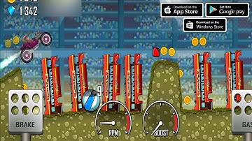 Fearless Hot Rod Vehicle Stunts in Hill Climb Racing! Gameplay Walkthrough Part-21 (android ios)