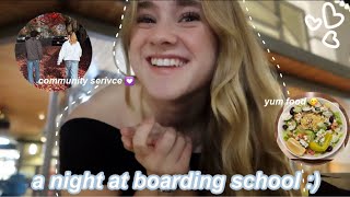 A night at boarding school! (shopping, yum food, & a movie night) | Ella Katherine