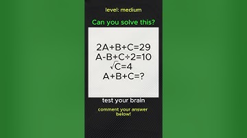 177.Can you solve this? #maths #logicalstation #brainteaser #puzzle #braintestsolution #mathematics