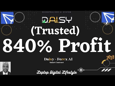 Daisy – 840% Profit in FOREX smart contract, embedded in the BLOCKCHAIN