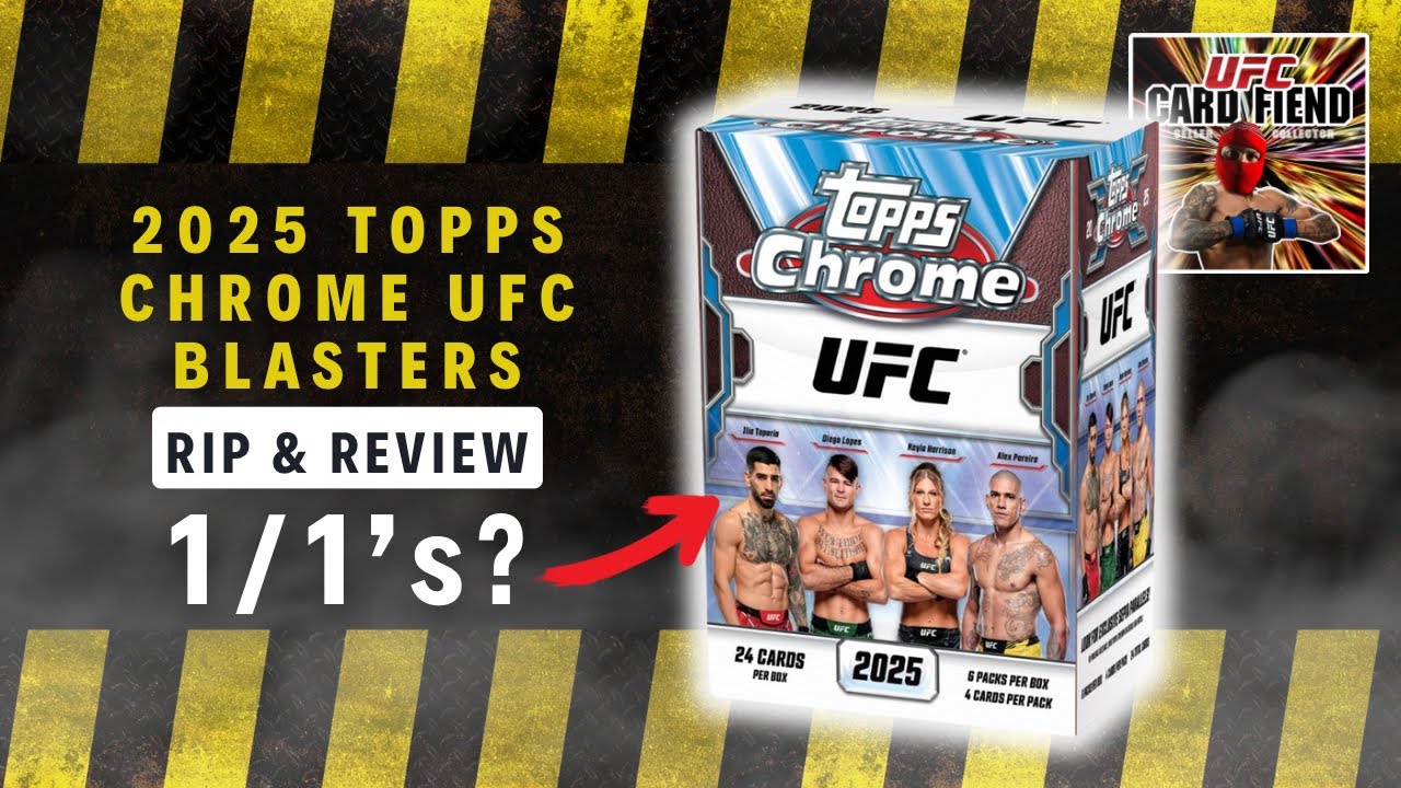2025 Topps Chrome UFC Blaster Rip & Review | Are They Worth $30?