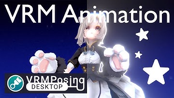 Import VRM Animation Format and export .mp4 files in VRM Posing Desktop