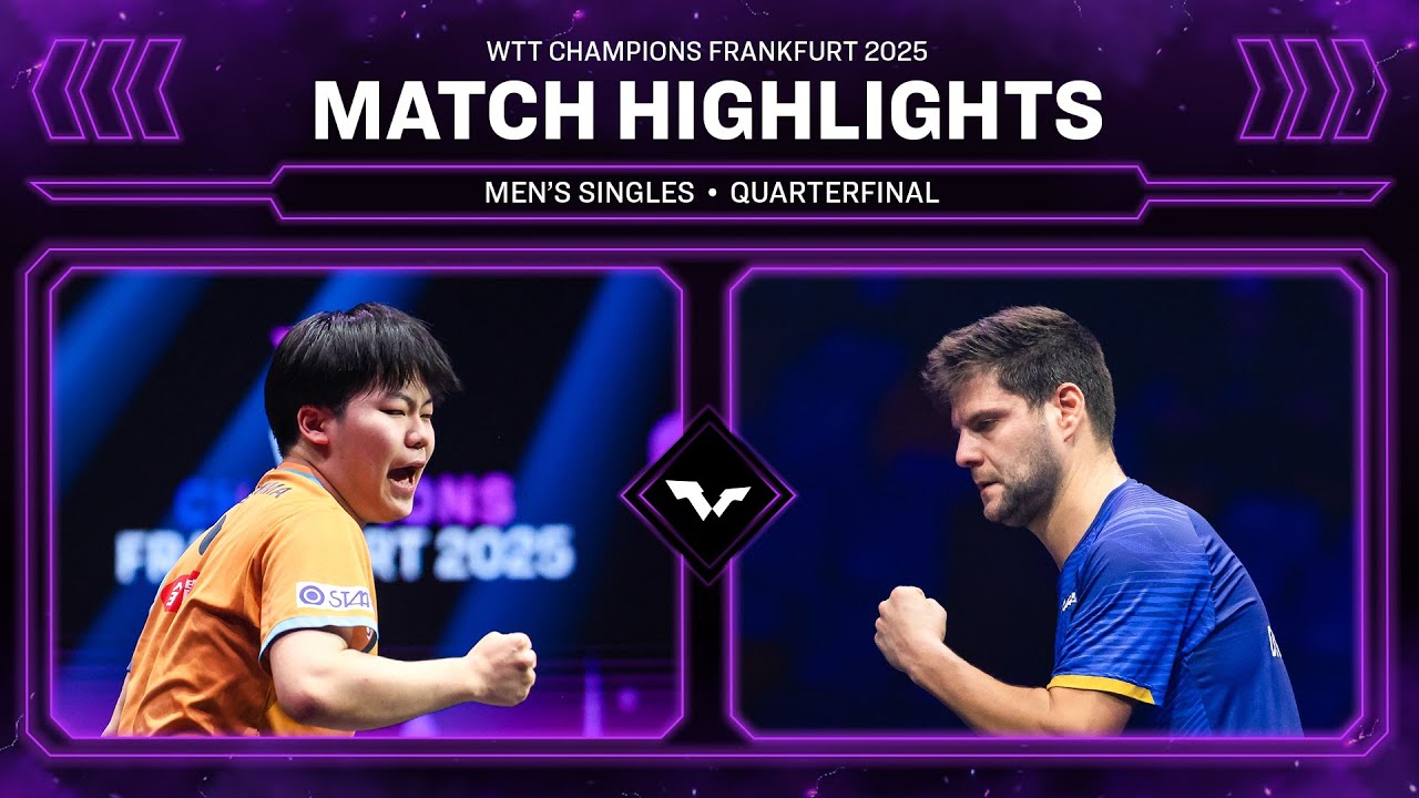 Sora Matsushima vs Dimitrij Ovtcharov | MS QF | #WTTFrankfurt 2025