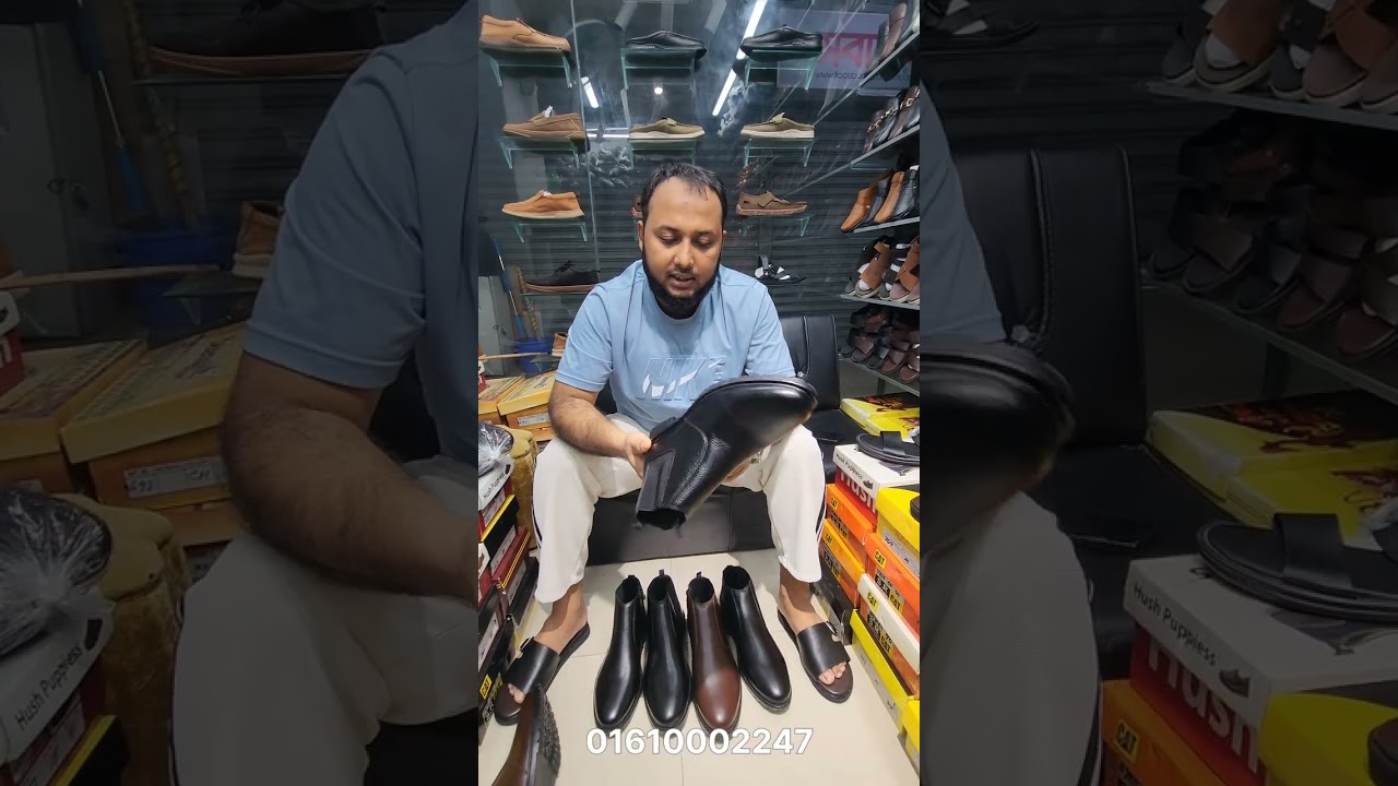 ১ বছরের গ্যারান্টিতে অফার প্রাইজে চেলছি।#shoes #chelsea #boots #nextleather #discountprice #fashion 