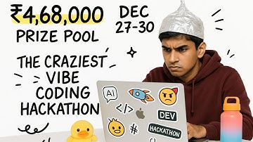 i’m hosting a 48 hour creative ai hackathon with ₹4,68,000 in prizes (join us)