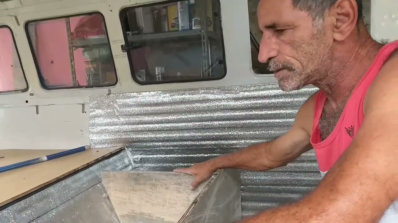 banco cama para Kombi como faze,