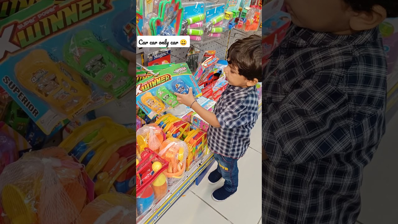 why kids want only car 😀 