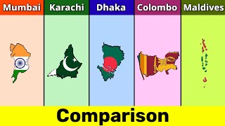 Mumbai Vs Karachi Vs Dhaka Vs Colombo Vs Maldives South Asian Cities Comparison Data Duck