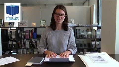 Returning Books to the Margaret Wilson Library