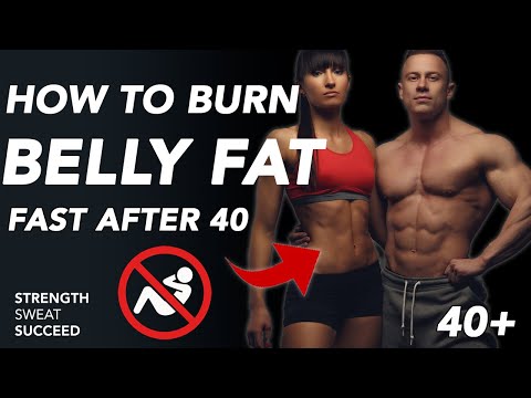 How to Burn Belly Fat Fast After 40 (No Crunches, No Starving)