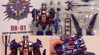 Awesome DK 81 assembly & review. DNA upgrade kit for age of the primes Alpha trion figure AOTP