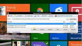 How to Record Windows 8 - Record your screen on Windows 8 with ease