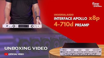 Universal Audio Apollo x8p Gen 2 and 4-710d Preamp – Full Studio Gear Unboxing video.