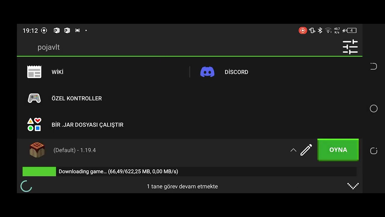 Telefon da Minecraft java oynamak - YouTube