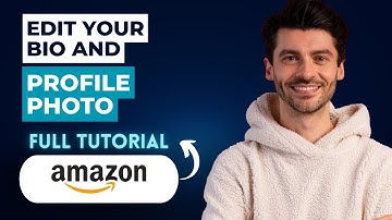 How to Edit your Amazon Bio and Profile Photo [2025 Guide]