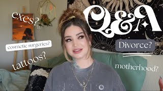 Q&A *･｡ﾟHow I got through divorce, Motherhood struggles, Getting Married