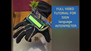 Sign Language Interpreter  using Arduino Nano  Full  video Tutorial | Tech Zaid #iot  #arduino
