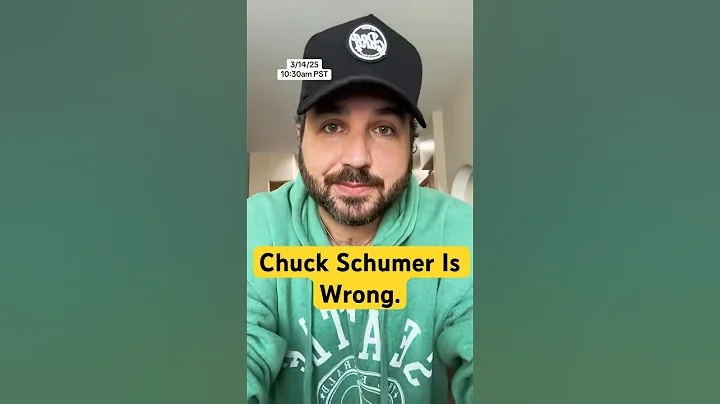 Chuck Schumer is Wrong.  #schumer #shutdown #senate #democrats