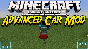 (0.10.5)Advanced Car Mod-Minecraft Pocket Edition-Mcpe Mod Showcase