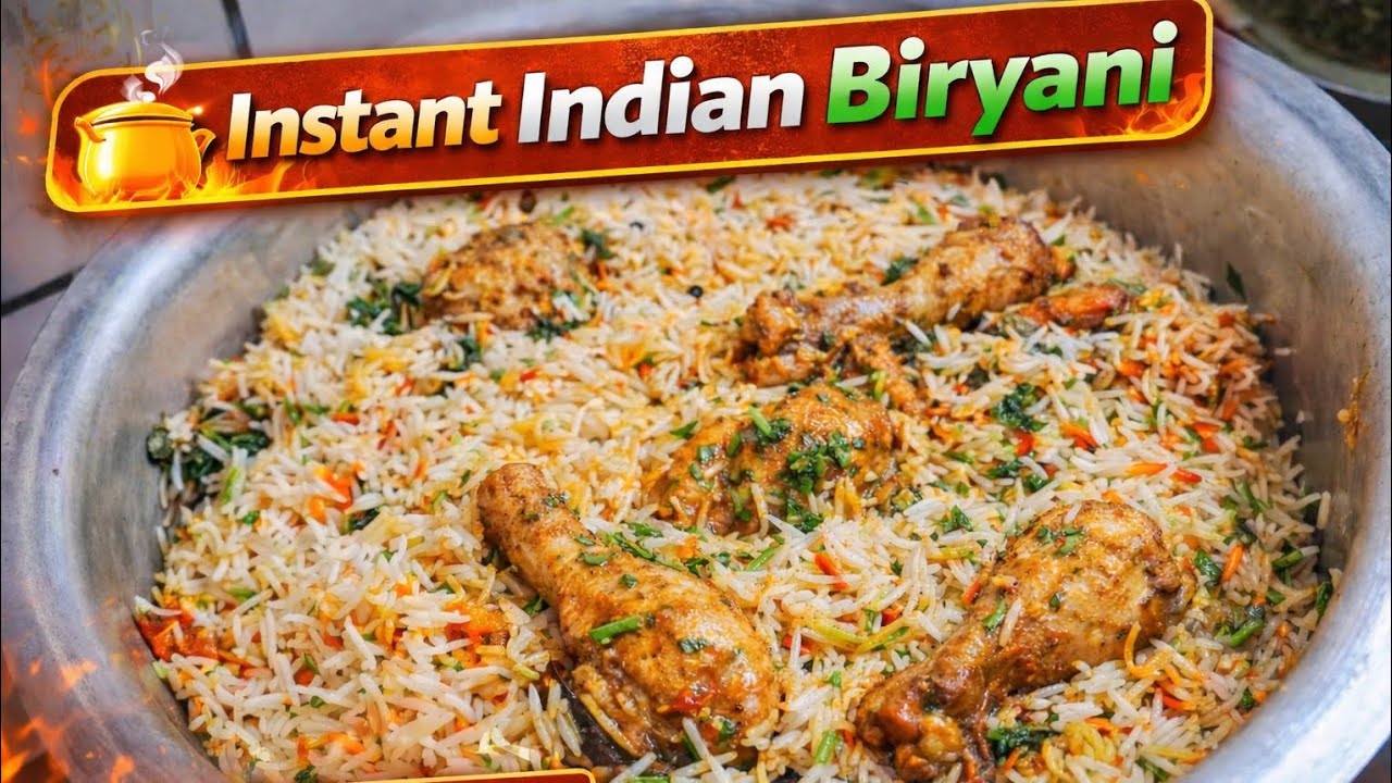 Instant Indian Biryani That Everyone Can Cook l Biryani Recipe l Very Easy and Quick 