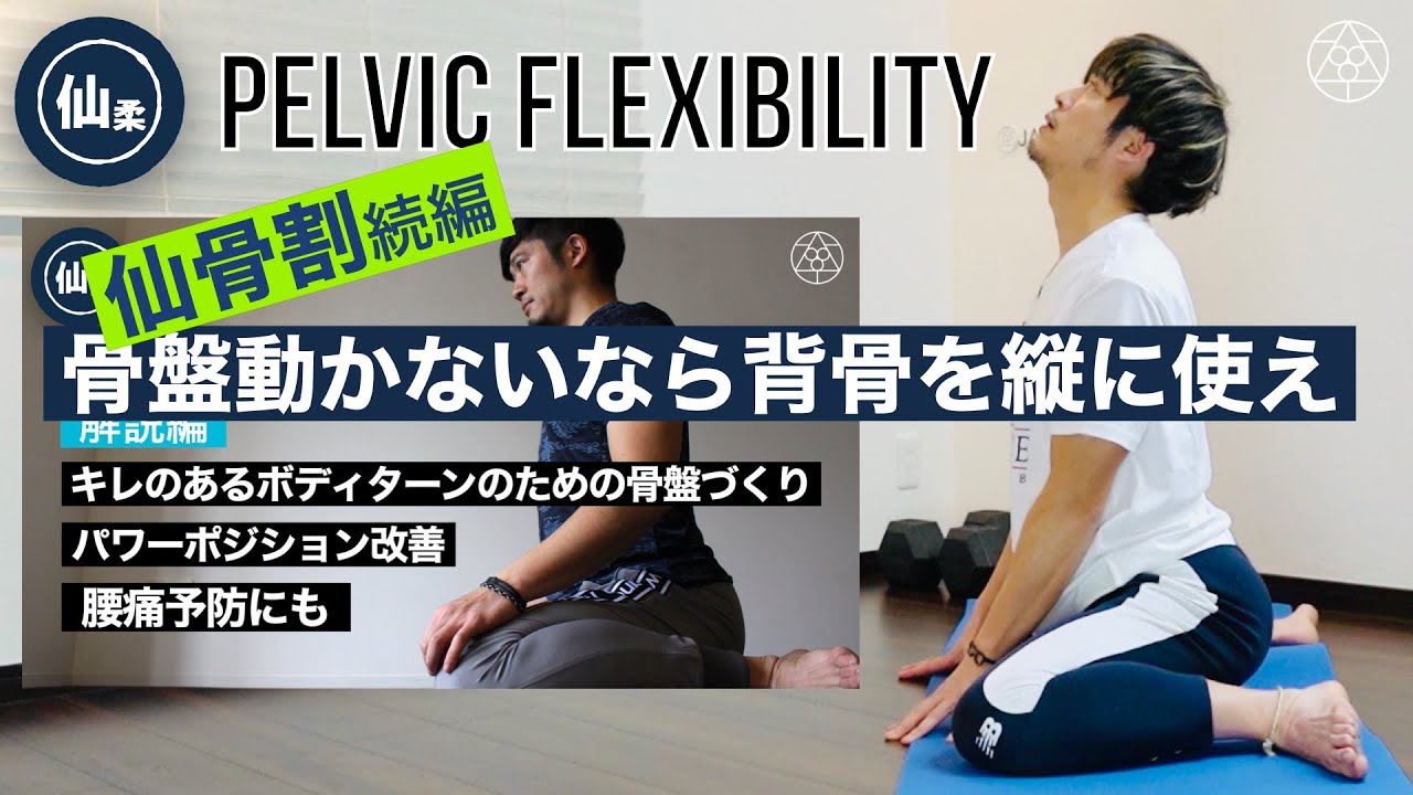 【背骨と骨盤の連動】骨盤操作を高めるための背骨トレーニング