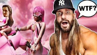 FIRST TIME HEARING Nicki Minaj & Ice Spice – Barbie World (with Aqua) Psycho Barbies Squashing Guys😨