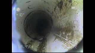 sewer scope at home inspection Belly in the line